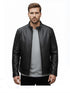 Vortexor Herren Lederjacke – echtes Lammleder sportlich