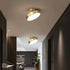 Livia LED Deckenleuchte Kupfer Rund | Shiraki