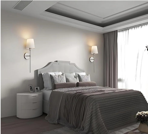 Fabienne LED Stoff Wandleuchte RGB | Shiraki