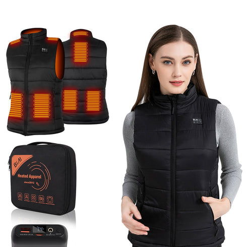 Damen Heizweste mit 7.4V 16000mAh Akku | Schnellaufladung