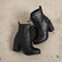 DAMEN COMBAT BOOTS I HIGH HEELS