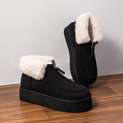 DAMEN-MINI-SCHNEESTIEFEL MIT ANTI-RUTSCH-SOHLE FÜR WINTER, INDOOR & OUTDOOR