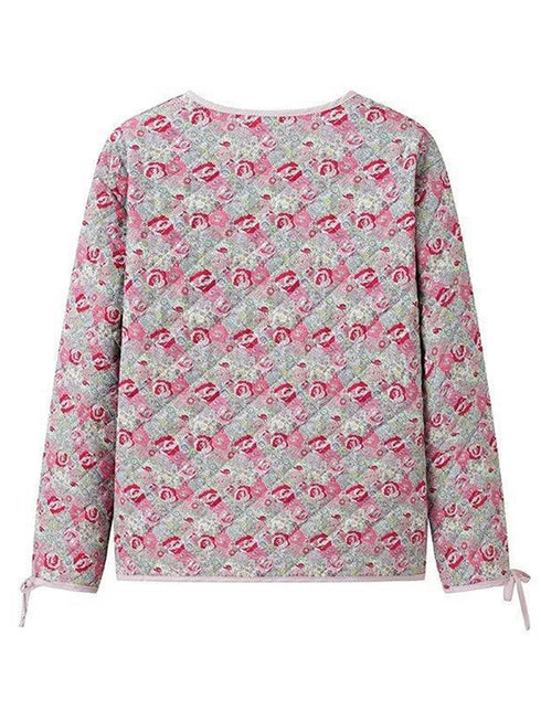 DAMEN STEPPJACKE MIT BLUMENMUSTER – LEICHTE GEPOLSTERTE