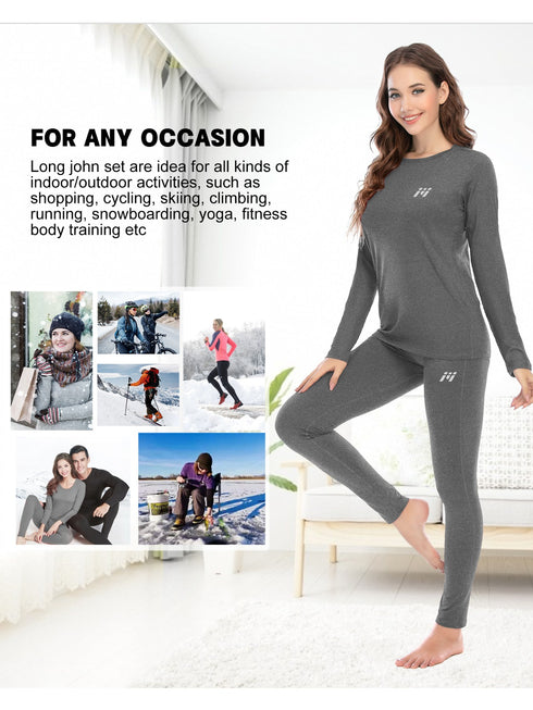 2er-Pack Thermounterwäsche Damen Stretch & Wärme