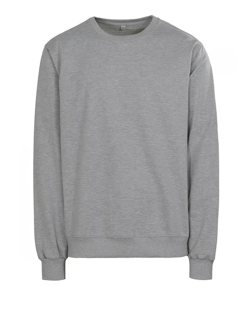 Basir Herren Sweatshirts – 3er-Pack Rundhals Basic Winter Fit