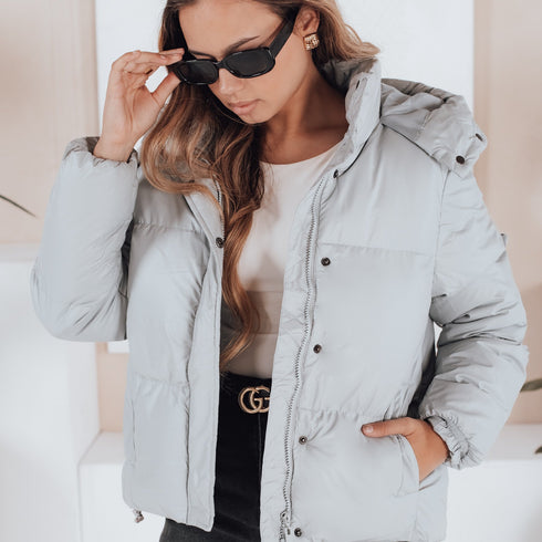 Kunstlederjacke Damen mit Kapuze – wasserdicht & winddicht