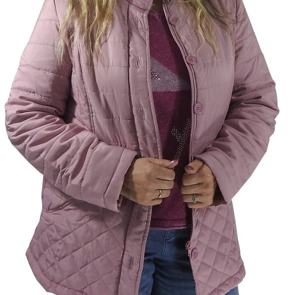DAMEN LEICHTE STEPPJACKE | ÜBERGANGSJACKE FÜR FRÜHLING