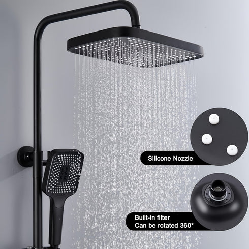 Kuromori – Luxus Duschsystem mit 40°C Thermostat & Spa-Erlebnis