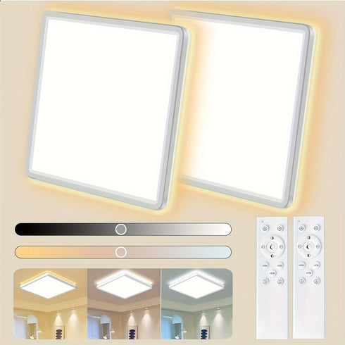 LED Deckenleuchte 24W dimmbar mit Fernbedienung – 3CCT Farbtemperatur