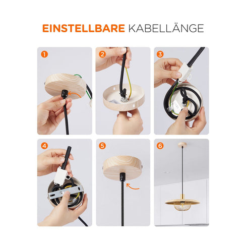 Skandinavische Pendelleucht höhenverstellbar
