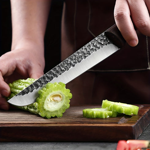 8-Teiliges Koch- & Schlachtmesser-Set mit Rolltasche – Yurei