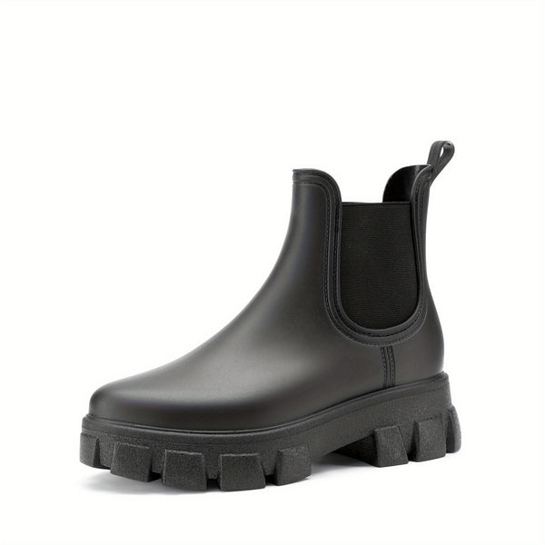 Marilena Damen Chelsea Stiefel – wasserdichte PVC-Stiefeletten mit gepolsterter EVA-Einlage & rutschfester Sohle – modisch & bequem | Shiraki