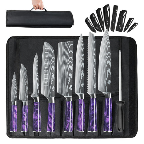 Yanagiba Messerset 8-teilig | Elegant-komplett für Gemüse & Fleisch | Shiraki