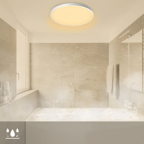 LED Panel Rund Ø 45 cm IP44 72 W Nassraum