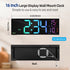 Tomori LED-Digitaluhr 41 cm – USB, RGB-Farben, Dual-Alarm & Fernbedienung