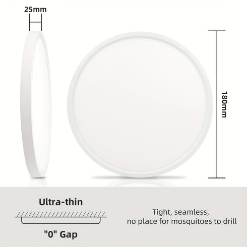 Modern LED Deckenleuchte Ultra Slim Dimmbar Energieeffizient