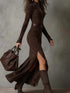 Elvora | Eleganter Damen Jumpsuit Langarm