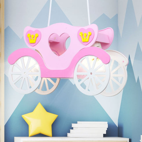 Pendelleuchte Kinderzimmer Karosse | Prinzessin und Märchenlampe