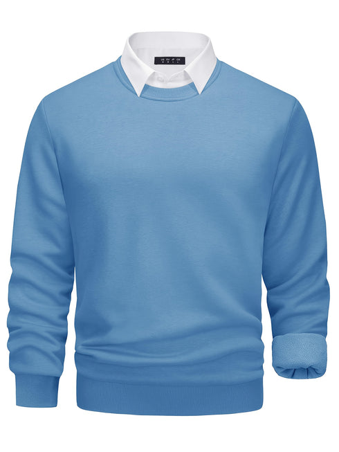 Valdron Herren Rundhals Sweatshirt Fleece Basic