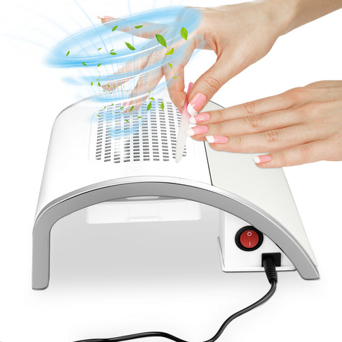 80W Nagelstaubabsauger | Mit Filter & 2 Staubbeuteln Staubentferner für Maniküre & Pediküre