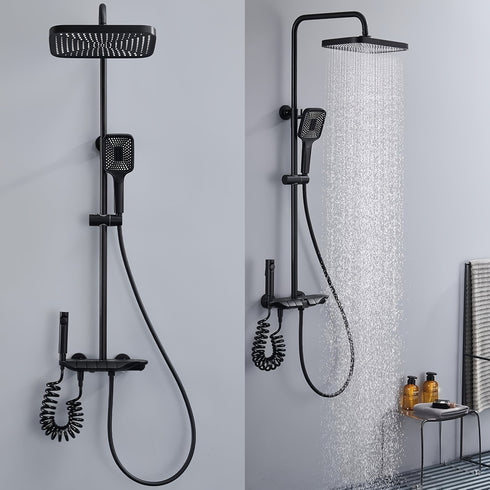 Kuromori – Luxus Duschsystem mit 40°C Thermostat & Spa-Erlebnis
