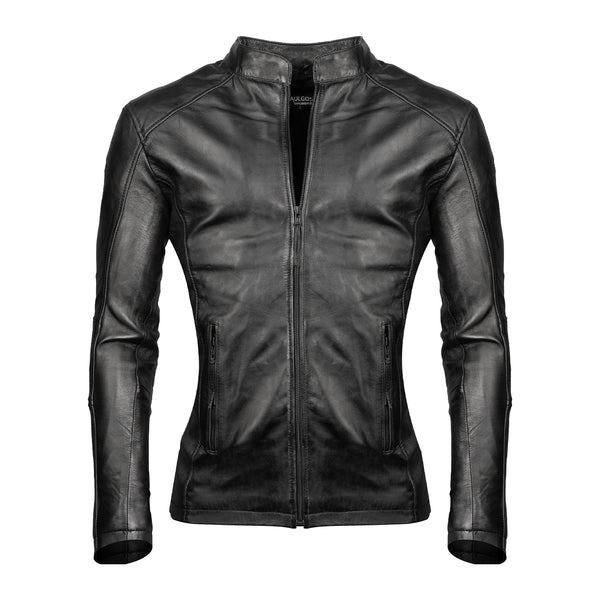 Vortexor Herren Lederjacke – echtes Lammleder sportlich