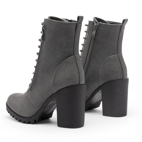 DAMEN COMBAT BOOTS I HIGH HEELS