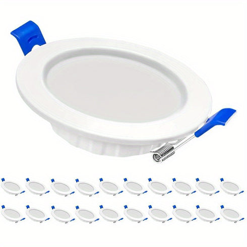 LED Einbauleuchten Set 20× IP44 220 V Flachspots
