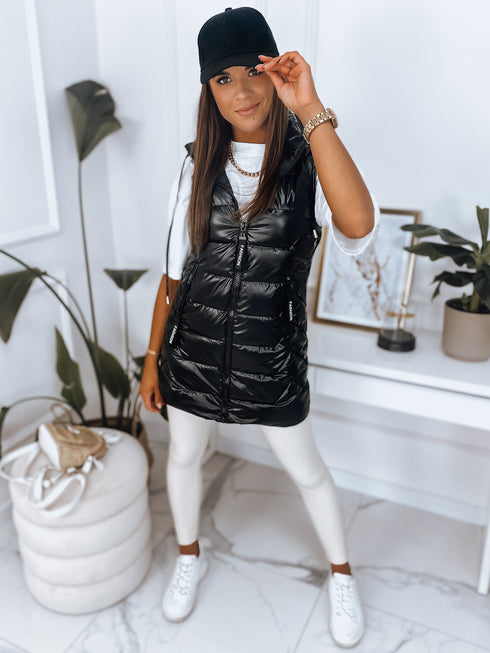 Winter Damen Weste mit Kapuze – Steppweste für Alltag & Streetwear