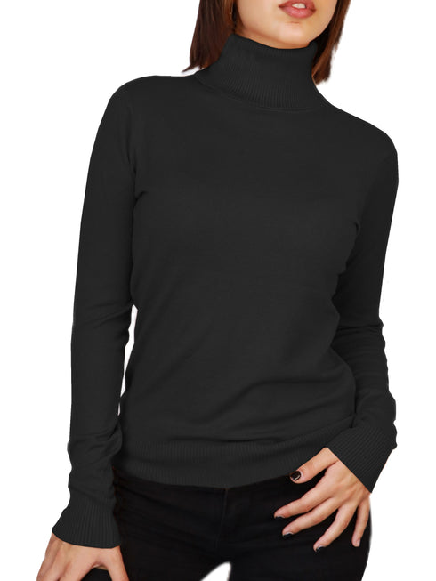 Pullover für Damen mit Stehkragen