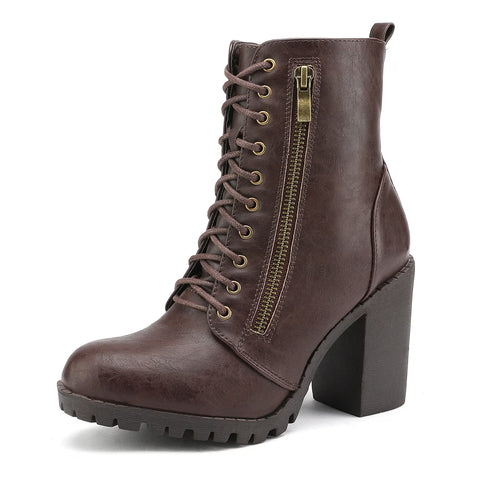 DAMEN CHUNKY ANKLE BOOTS – BEQUEME WINTERSTIEFEL