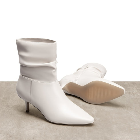 STIEFELETTEN MIT SPITZER ZEHENPARTIE FÜR DAMEN, MIT MITTELHOHEM SCHAFT