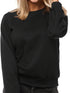 Minimalistisches Sweatshirt Damen | Schwarz Stretch & Komfort
