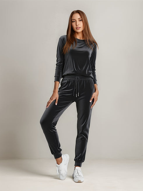 Winter-Trainingsanzug-Set für Damen | Zweiteiliges Freizeit- und Sportoutfit