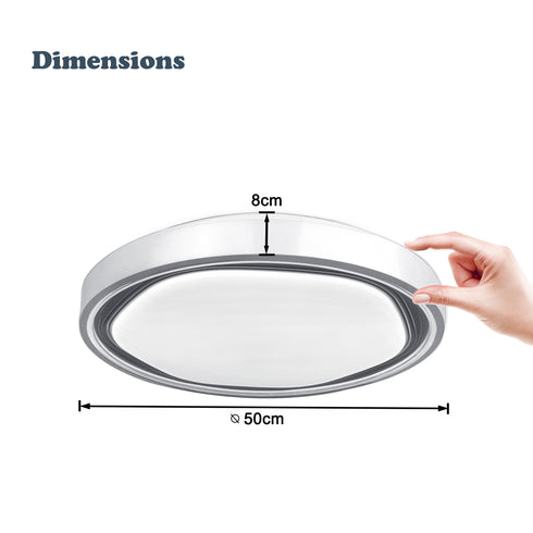 Sorenna LED RGB Deckenleuchte Dimmbar IP44 | Shiraki