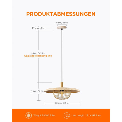 Skandinavische Pendelleucht höhenverstellbar