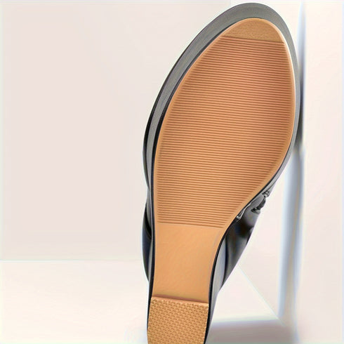 FRAUEN KNIEHOHE PLATEAU-KEILSTIEFEL