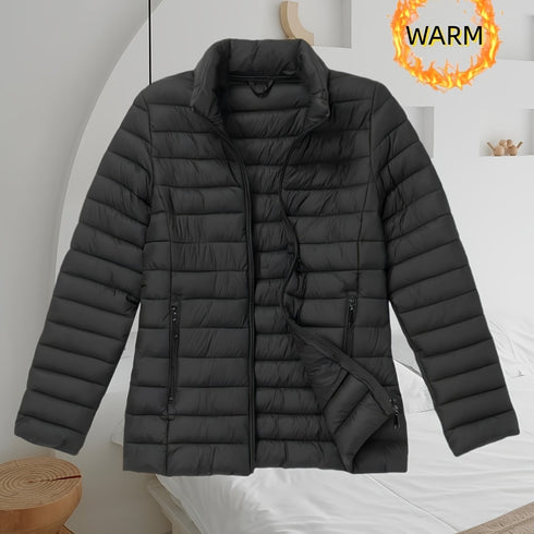 Leichte Daunenjacke Damen mit Stehkragen