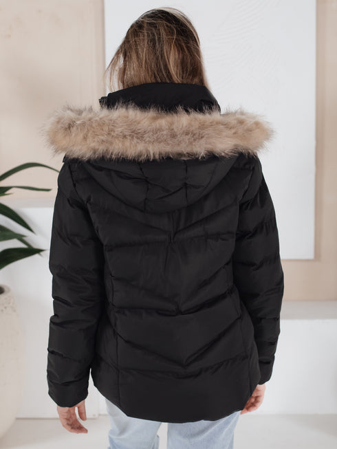 DAMEN STEPP-WINTERJACKE | KAPUZEZWEI-WEGE-REISSVERSCHLUSS