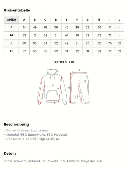 Damen Sweatsuit Set | Hoodie und Jogginghose