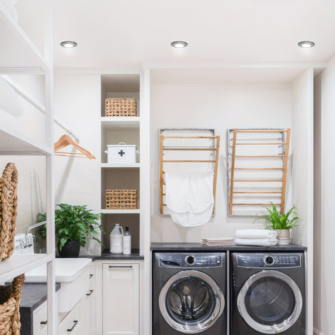 6-teiliges LED-Deckenlicht Nickel 6W Downlight kaltweiß 6000K