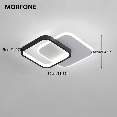 Modernes Design LED Deckenleuchte quadratisch