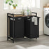 LaundryPro Wäschesortierer – Metallgestell mit 2 austauschbaren Wäschesäcken, platzsparend & flexibel