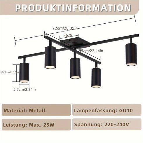 Ylva LED Deckenleuchte Drehbar Modern Spotstrahler