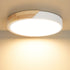Deckenleuchte Holz LED Rund Weiß