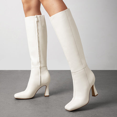 DAMEN-KNIEHOHE STILETTO-STIEFEL | FÜR ABEND-TRAGEN