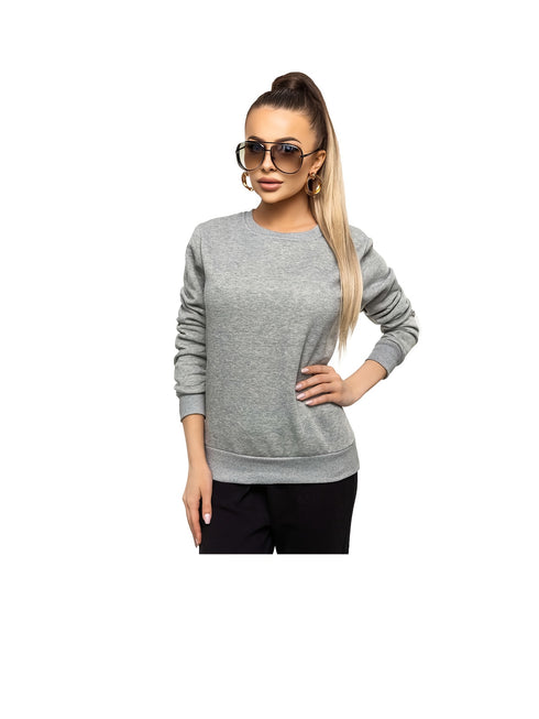 Damen Sweater – Langarm Rundhals-Pullover
