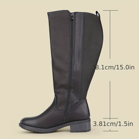 Damen Overknee-Stretchstiefel I Elegantes All-Season-Design
