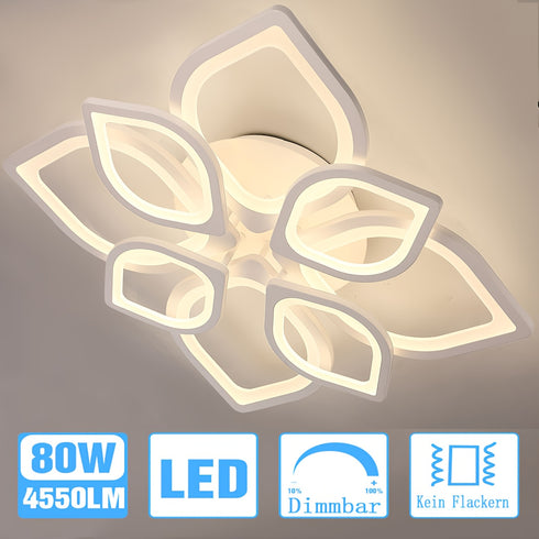 LED-Deckenleuchte | dimmbares modernes Design für Kinderzimmer und Schlafzimmer