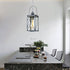 Ingrid Pendelleuchte Retro Laterne Glas & Chrom | Shiraki